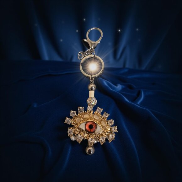 EVIL EYE KEYRING/PURSE TAG - Picture 2 of 2